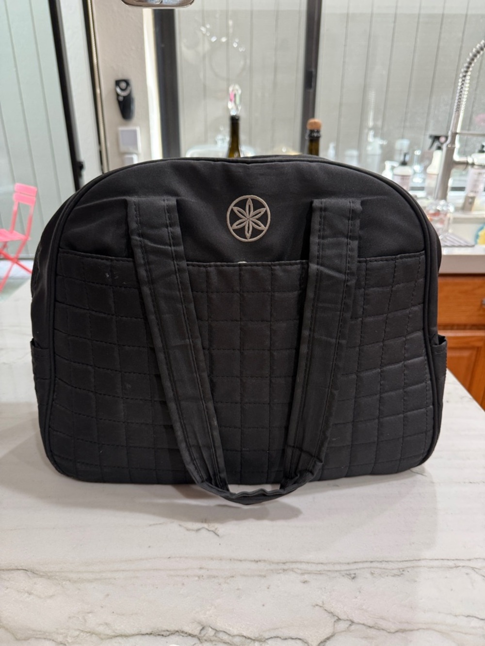 Black Gaiam Metro Gym Bag